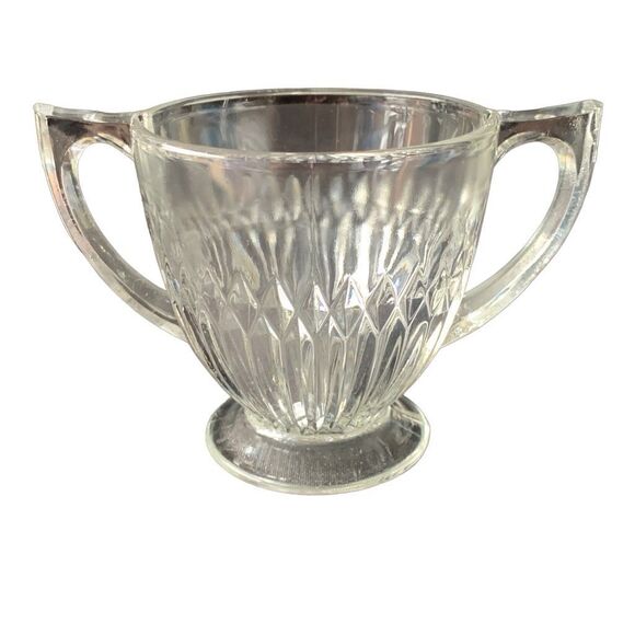 Vintage Jeannette Depression Glass Sugar Creamer Charm to Your Table Retro Class - Picture 5 of 16